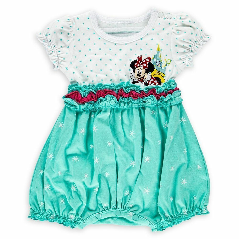 Disney Parks Disney Baby 2019 WDW Minnie Mouse Bodysuit One Piece Size 3M New